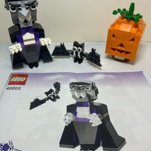 LEGO Halloween Dracula, Owl and Pumpkin Set - Black and Orange